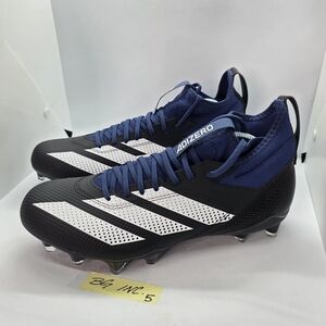 Adidas Adizero Impact Football Cleats Black / Navy Blue Men's sz 11 / IE1408 NEW